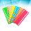 12Pcs Sturdy Plastic Embroidery Thread Bobbins for Cross Stitch Usage 10