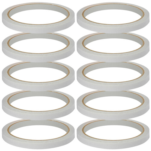 100Pcs White Double-Sided Tape Strong Adhesive for Crafting Office Use