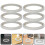 100Pcs White Double-Sided Tape Strong Adhesive for Crafting Office Use 9