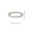 100Pcs White Double-Sided Tape Strong Adhesive for Crafting Office Use 2