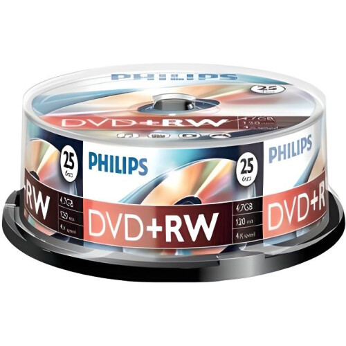 Philips Philips - DVD+RW 4.7 Go - 120 min - 4x - Spindel