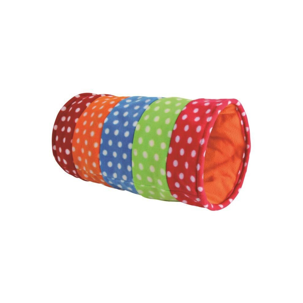 Trixie Playing Tunnel, Fleece, Ø 25 × 50 Cm, Colourful - Fleece Tunnelcm Play - Fleece Tunnel 50 Cm Play Playing Cat 25 Toy Cats Colourful
