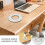 100Pcs White Double-Sided Tape Strong Adhesive for Crafting Office Use 8