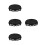 4Pcs Versatile Black Planter Saucers with Overflow Protection 10