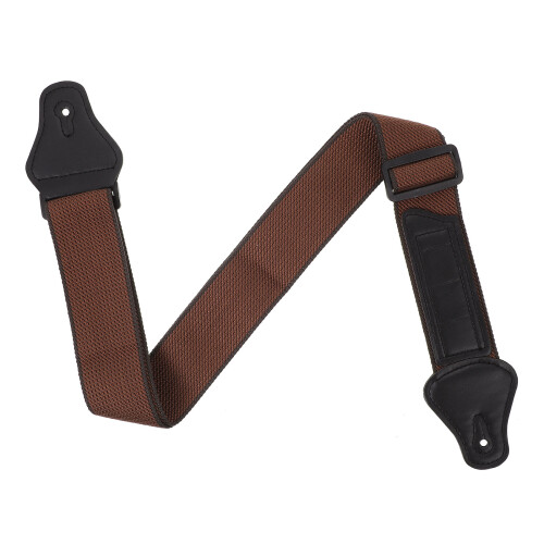 2Pcs Brown Guitar Player Strap Durable Cotton Comfortable Belt 2