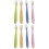 8Pcs Infant Feeding Spoons Soft Safe Silicone Baby Spoon Set Assorted 5