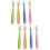 8Pcs Infant Feeding Spoons Soft Safe Silicone Baby Spoon Set Assorted 7