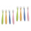 8Pcs Infant Feeding Spoons Soft Safe Silicone Baby Spoon Set Assorted 4