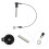 2Pcs Black Spring Dowel Stainless Steel Quick Release Indexing Pin 11