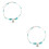 2Pcs Universal Silver Tone Anklets with Light Shape Charms 6
