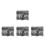 4Pcs Silver Pirate Chest Toy Boxes Plastic Keepsake Storage for Kids 7