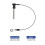 2Pcs Black Spring Dowel Stainless Steel Quick Release Indexing Pin 10