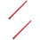 2Pcs Heavy-Duty Iron Floor Jack Handle Red Hydraulic Jack Pole Lever 9