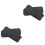 4Pièces Doublures Couches Bébé Réutilisables En Charbon Bambou Noir 3
