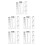 20Pcs Plastic Scribing Ruler Transparent Crack Width Gauge 7