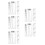 20Pcs Plastic Scribing Ruler Transparent Crack Width Gauge 5