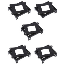 5X Support de Montage en Plastique Noir pour Le Ventilateur de CPU de Prise 478