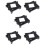 5X Black Plastic CPU Fan Mounting Bracket Base for Socket 478 1
