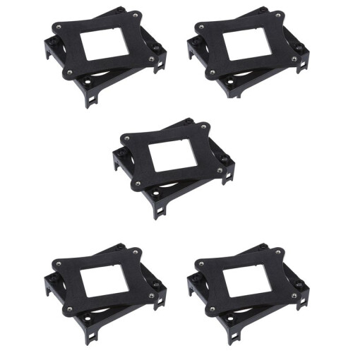 5X Black Plastic CPU Fan Mounting Bracket Base for Socket 478