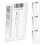 20Pcs Plastic Scribing Ruler Transparent Crack Width Gauge 1