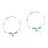 2Pcs Universal Silver Tone Anklets with Light Shape Charms 4
