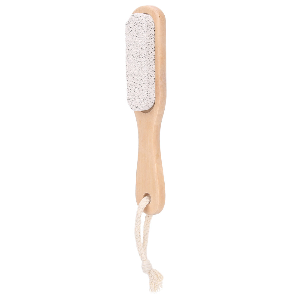 Dead Skin and Callus Foot File Pumice Stone Pedicure Tool with Wooden Handle