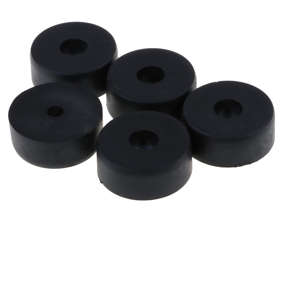 5 Pieces 37X15mm Cabinet Amplifier Speaker Isolation Rubber Feet Pads 6901423094871