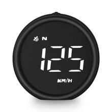Compteur de vitesse GPS avancé, affichage intuitif pour une navigation facile, boussole intégrée au tableau de bord pour vous guider, alarme de
