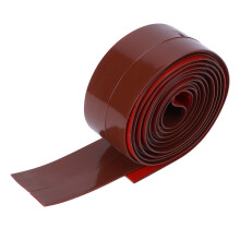 Soundproofing Door Strip for Enhanced Privacy, Self-Adhesive Draft Excluder for Energy Conservation, Dark Brown, 5m, Cut-to-Length