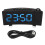 Digital Alarm Clock with 180 Ceiling Projection, USB Powered, Blue Font 2