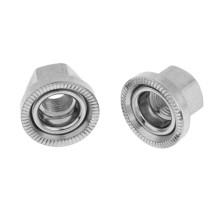 2 Pieces 9mm Stainless Steel Bike Bicycle Rear Wheel Axle Hub Flange N