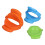 3-Piece Plastic Dumpling & Pie Mold Set, 7.1-10.3cm, Assorted Colors 1