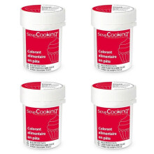 Colorante alimentare in pasta 80 g - Rosso papavero