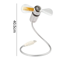 Clog LED Solúbtha do Ríomhaire Leabhair, Gaothrán Fuaraithe Neoin USB Inaistrithe le Taispeántas Fíor-Ama agus Lanna Boga Sábháilte, Dearadh