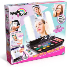 Kinderschminkset mit LED-Spiegel und Handyhalter - Style 4 Ever - Canal Toys