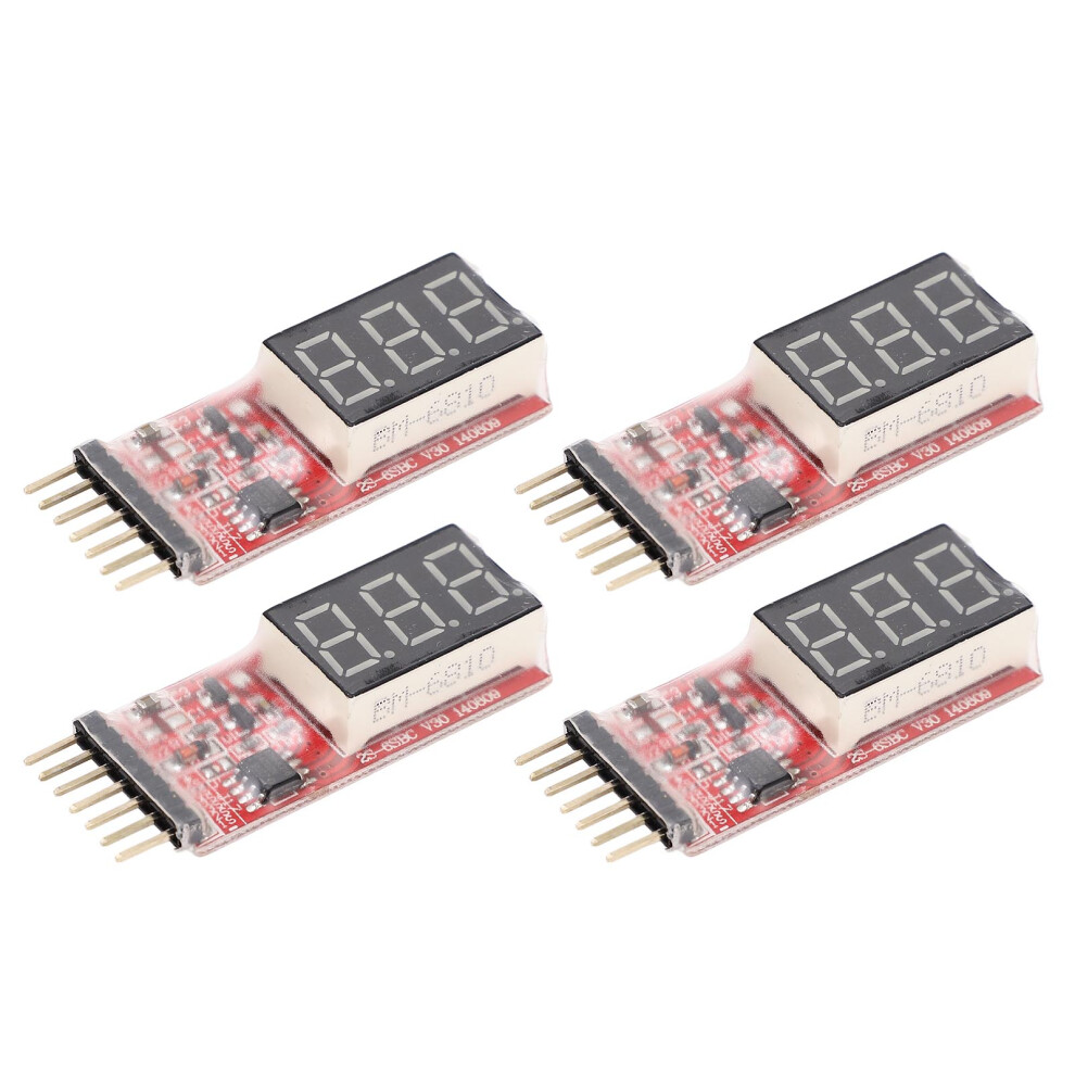 Intelligent Battery Monitor, High Accuracy Voltage Tester With Buzzer Alarm For Safe Operation 9463374941118