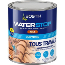Dichtmembran - BOSTIK - Wasserstop - Reparatur von Lecks - Behälter 1 kg - Farbe Fliese