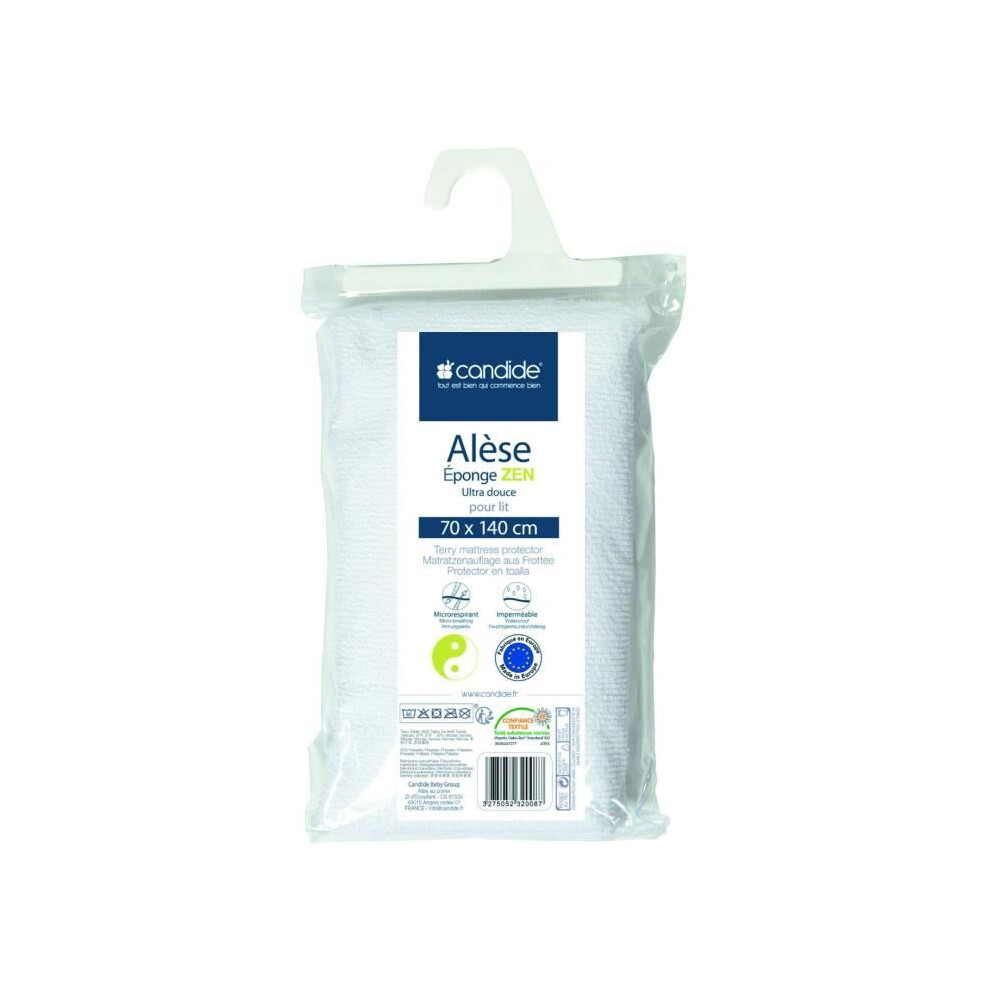 Candide Zen Sponge Protector - 232008 - 70X140 Cm - White
