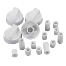 Heat Resistant Gas Stove Cooker Control Knob Range Oven-White