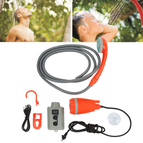 USB aufladbare Dusche 2200mAh ABS Camping-Wohnmobil