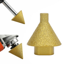 Butée à diamant de 38 mm pour affûtage de marbre, carreaux en quartz, meule d’angle, foret en cône