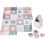 Tapis d'Éveil MOBY SYSTEM Tapis Puzzle 150x150 cm Rose 1