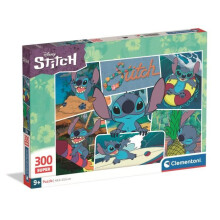 Puzzle Stitch 300 palaa Super, Alle 3-vuotiaille, Teema piirretyt, CLEMENTONI
