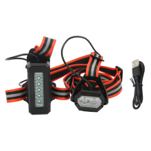 Super Lightweight Running Light, Adjustable Beam for Optimal Illumination, Hands-Free Solution, Water Resistant, Rechargeable with Micro USB Cable