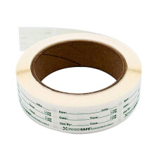1 Roll of 250pcs Freezer Refrigerator Food Storage Labels Adhesive Sti