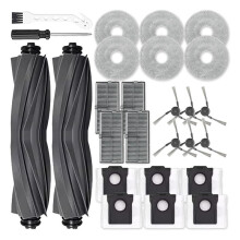 Replacement Kit Accessories Compatible for MOVA P10 Pro Ultra Robot Vacuum Cleaner Parts Main Brush Side Brush Dust Bag