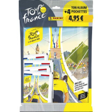 Pacchetto di avviamento - PANINI - TOUR DE FRANCE 2025 - Album + 4 buste - 20 adesivi