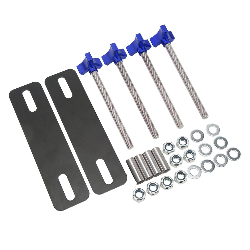 Durable Off Road Traction Mounting Kit 4.72-6.69In Brackets Blue 4941373241477