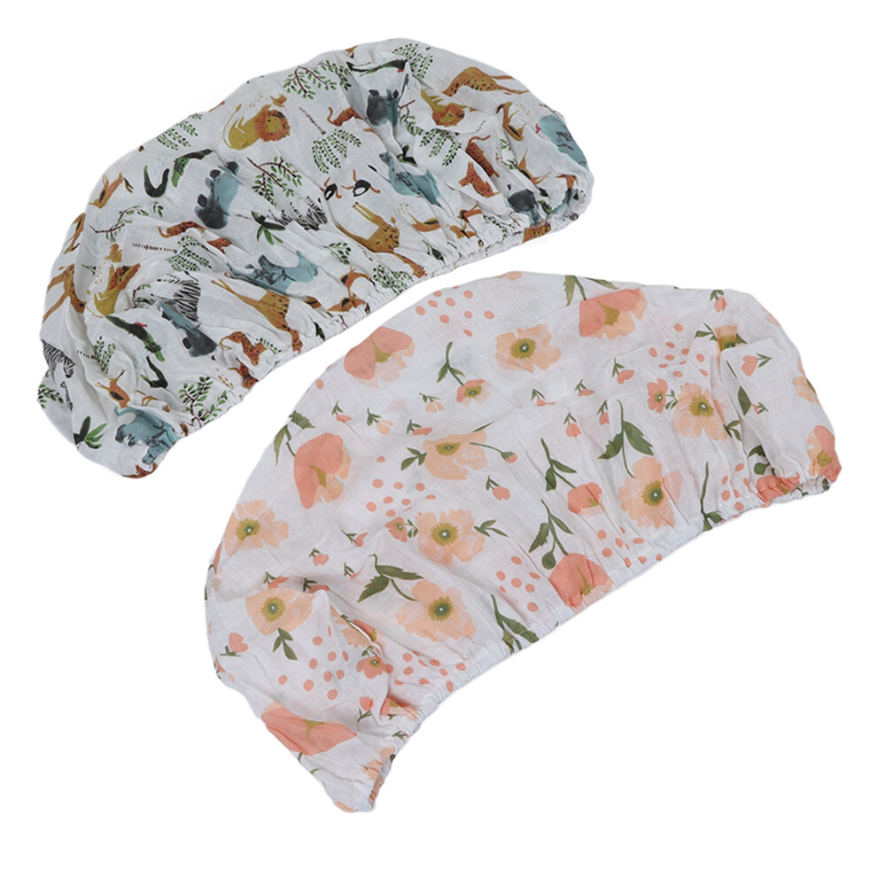 2pcs Baby Cotton Diaper Changing Covers for Infants, Removable Print Sheets