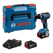 Accuboormachines met slag zonder draad - GSB 18V-65 - BOSCH - met 2 accu's 18V 5.0Ah - lader - L-Boxx - 06019N3303